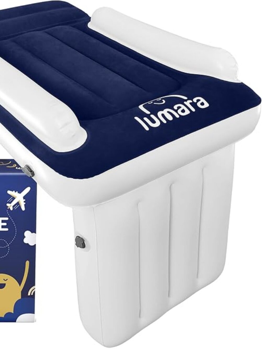 Lumara Toddler Airplane Bed Inflatable Travel Bed New No Box
